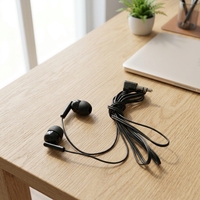 Écouteurs intra-auriculaires jetables N-ear avec prise jack 3,5 mm, confortables, en ABS+PVC, à transducteurs magnétiques planaires, étanches IPX-1
