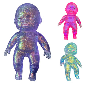 Nuevo Juguete Antiestrés de Moda, Muñeco de TPR Suave y Elástico con Purpurina, Regalo de Cumpleaños Clásico - Product Image 5