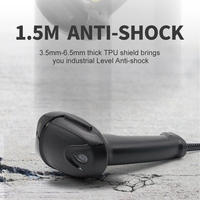 Escáner de Código de Barras Portátil Xincode con Escaneo Automático de Pantalla, Lector de Códigos QR 1D 2D, Escáner de Código de Barras con Cable USB, Pistola Escaneadora de Códigos X-760H