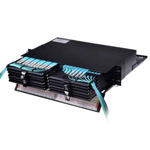 Factory Direct 2u 4u Rack Mount Drawer 72 Ports 144 core Fiber Distribution Patch Panel Enclosure