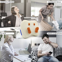 Elektrisches Shiatsu-Massagegerät für Nacken und Schultern mit Kneten, Drücken, Vibration und Graphen-Heizfunktion