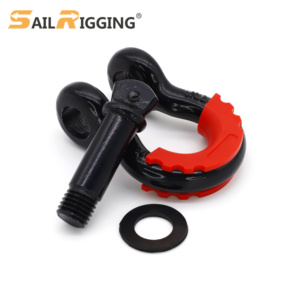 Kit de grilles de suspension 3/4 Bow Shackle 4,75t G209 avec isolateurs à vis et rondelles pour attelage de remorque - Product Image 2