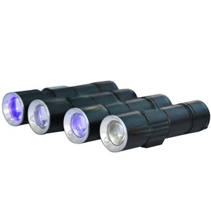 Pegamento UV Experimento de secado rápido Lámpara ultravioleta Irradiación Linterna pequeña Luz LED UV de mano 365NM 385NM 395NM 405NM - Product Image 1