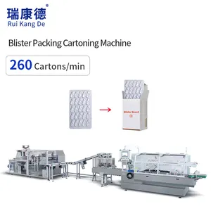 Box Packaging Blister Cartoning Machine Cartoning Machines For Pack Any Blister