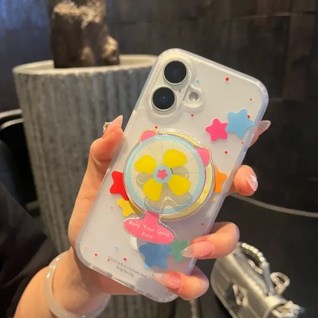 Korean Cartoon Cute Rotate Kitty Holder Phone Stand Grip Tok GripTok Support for IPhone 15 for Accessories