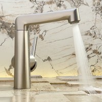 Robinet mitigeur chaud/froid de haute qualité pour lavabo de salle de bain, robinet de lavabo de luxe à poser sur le comptoir