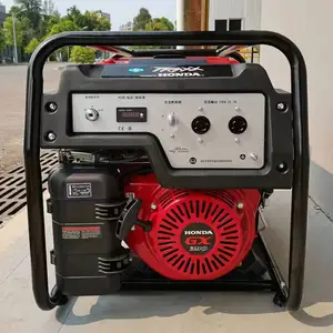 5KW 5KVA Welding Generator Set Gasoline Generator Mini Petrol Generator With Electric Start System