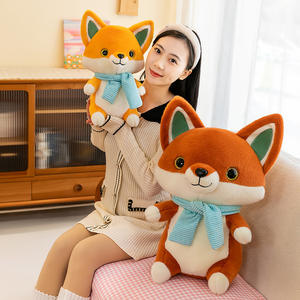 <span class=keywords><strong>Di</strong></span> alta qualità carino piccola <span class=keywords><strong>volpe</strong></span> con sciarpa giocattolo <span class=keywords><strong>di</strong></span> peluche bambola peluche peluche peluche PP cotone riempito per la decorazione domestica - Product Image 6