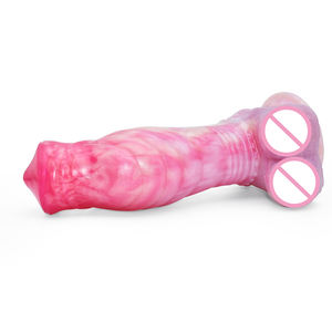 NNSX Curve Knot Pferde dildo Versa ute riesige Monster Dildo Fantasy Tier <span class=keywords><strong>Penis</strong></span> Sex spiele für Paare Homosexuell Erwachsener - Product Image 6