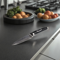 Forkry 5 ''Damas Couteau à fruits utilitaire en acier inoxydable Couteaux de cuisine