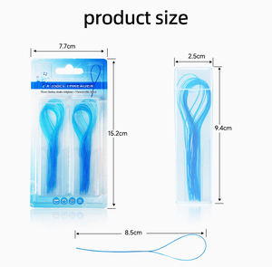 ไหมขัดฟันพร้อมไหมขัดฟันสำหรับงานบริดจ์และรากฟันเทียมเครื่องมือไหมขัดฟันระดับพรีเมียม - Product Image 6