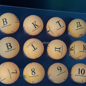 Lot de balles de <span class=keywords><strong>bingo</strong></span> populaires avec numéros et puces RFID, balles de loterie ludiques de type ping-pong 40MM - Product Image 5