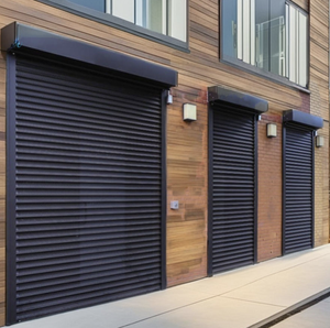 Porte à enroulement isolée en alliage d'aluminium HX DOORS, résistante aux ouragans et au feu 3H, <span class=keywords><strong>prix</strong></span> de gros usine pour devantures de magasins - Product Image 6