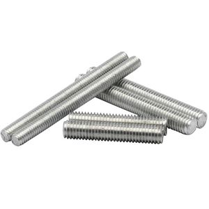 Varillas Roscadas de Doble Extremo, M3 M12 DIN 976 Grado 8.8, Galvanizadas, de Alta Resistencia, Barra Redonda de Aluminio - Product Image 1