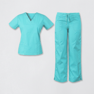 Ensemble médical en coton tissé de haute qualité, tabliers, uniformes, écologiques, prix de gros bon marché, médecins, infirmières, direct du Bangladesh, sur mesure - Product Image 1