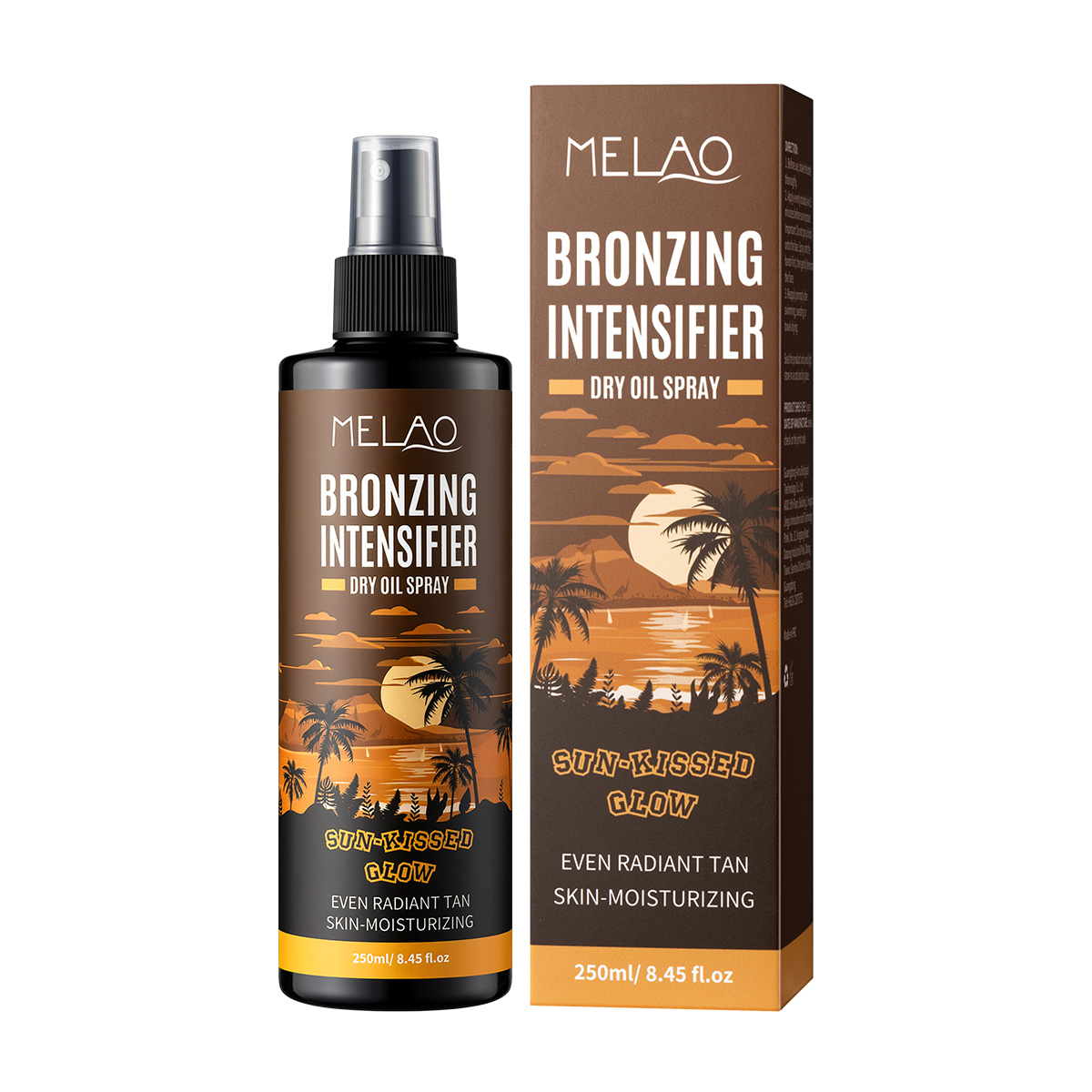 Spray de aceite seco intensificador de bronceado