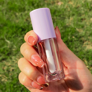 Kj-New Arrival 6Ml Biểu Tượng Tùy Chỉnh Rỗng Son Bóng <span class=keywords><strong>Container</strong></span> Lớn Cây Đũa Phép Son Bóng Ống Lip Gloss Ống Mỹ Phẩm Son Môi Nhựa - Product Image 6