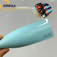 Film de protection TPU brillant changeant de couleur bleu glacier, 7,5 mil, auto-réparant, anti-UV, anti-rayures, pour carrosserie de voiture, 1,52x15M, OEM