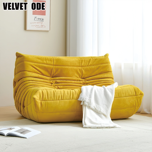 संपीड़ित लिगन-रोसेट कैटरपिलर सोफा (टोगो)-कपड़े सोफे, शिपिंग लागत बचाने के लिए रोल-पैक, आधुनिक घर के लिए स्टाइलिश - Product Image 6