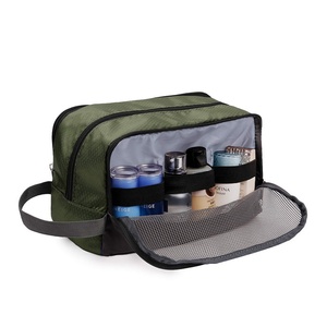 Nouvelle Trousse de Toilette de Voyage Multifonctionnelle Imperméable avec Fermeture Éclair pour Hommes, <span class=keywords><strong>Sac</strong></span> de Maquillage Portable Couleur Unie, Vente Directe Usine - Product Image 4