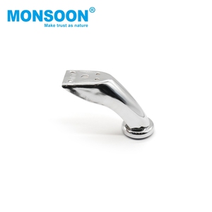 Pata de Esquina para Sofá de <span class=keywords><strong>Metal</strong></span> Cromado Contemporáneo de 90 mm, Soporte de <span class=keywords><strong>Metal</strong></span> para Muebles, para Dormitorio, Salón, Silla Curva, Gabinete - Product Image 4