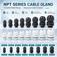 Presse-étoupe NPT3/8 en nylon PA66, étanche IP68, pour câbles de 5 à 10 mm de diamètre, plage de température -60°C à +180°C, serrage fiable