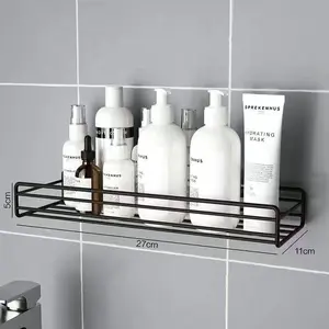 Hot Sale Iron Metal Corner Bathroom Organizer Shelves Rack 4 Pack With Soap For Wall Mounted No Drilling Shower Caddy Storage
