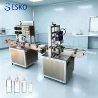 Ligne de remplissage à pompe péristaltique haute précision ESKO avec fonction de bouchage intégrée pour flacons de gel désinfectant en spray
