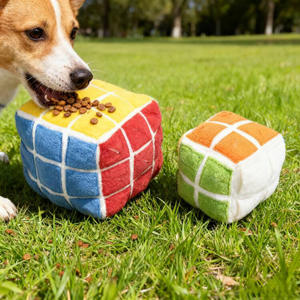 Jouet d'enrichissement pour chiens et chats, cube Rubik Kawaii à haute difficulté, <span class=keywords><strong>avec</strong></span> fonction de dissimulation de nourriture - Product Image 2