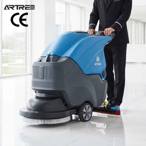 Battery Floor Scrubber Commercial Floor Scrubber <b>Walk</b> Behind Cleaning <b>Machine</b> Floor Scrubber - Product Image 1