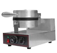 GRT-H1 Gaufrier belge rond commercial portable antiadhésif