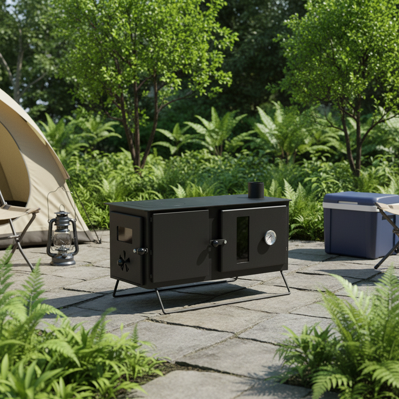 Wood Cook Stove With Oven Outdoor