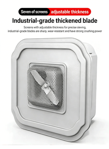 Electric Grain Fine Pulverizer <strong>Grinder</strong> Mini Soybean Maize Corn Rice Wheat Flour Milling Machines Alloy Material 100kg/h Capacity - Product Image 5