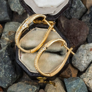 Orecchini a Cerchio Semplici per Donne, Accessori Classici per Uso Quotidiano - Product Image 3