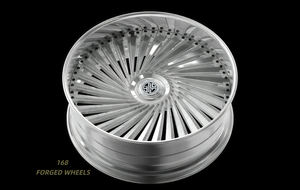 168 מותאם אישית באיכות גבוהה מזויפים גלגל כרום 22 24 26 28 inchrome גלגל שיניים עבור פרריומולים ceromeo butti tesla - Product Image 4