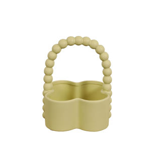 Plato de fruta de cerámica de nuevo diseño al por mayor frutos secos aperitivos plato para servir <span class=keywords><strong>cesta</strong></span> con <span class=keywords><strong>cesta</strong></span> de mano almacenamiento de alimentos platos de decoración - Product Image 6