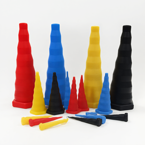 Kit de bouchons coniques en silicone résistant à l'huile, étanche, pour joints de tuyaux hydrauliques haute pression - Product Image 1