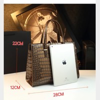 2025 nouvelle mode femmes bandoulière sac fourre-tout grande capacité motif Crocodile fermeture à glissière rétro maman sac d'affaires