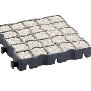 Grilles en nid d'abeille carrées en HDPE pour remplissage de <span class=keywords><strong>gravier</strong></span>, écologiques, 50*50, pour enclos à chevaux, stationnement en débordement et allées - Product Image 4