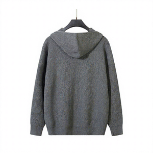 Suéter de Punto con Capucha para Hombre, Talla Grande, Color Sólido, Estilo Casual para Otoño, Antipilling, Diseño de Manga Regular - Product Image 1