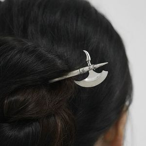 ビンテージ16cmヘアフォークスティックチョップスティックヘアクリップオーシャンダガーナイフ合金ヘアクリップスネークアニマルヘアピン剣ヘアピン女性用 - Product Image 3