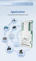 Système de gestion de batterie (BMS) certifié CE 72V 20S 60A continu 120A de crête NMC LiFePO4 pour bateaux électriques, carte PCB de batterie