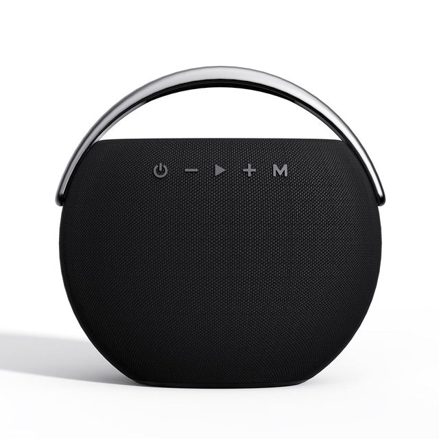 Compact 20W Portable IPX5 Waterproof Speaker with 15H Playtime Battery Powered for Home/Office/Outdoor Use Desktop Design
