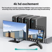 Monitor 7 Inci Tahan Air, Layar Kokoh, Stabilitas Tinggi, Monitor HDMI Kuat Dengan Remote Control