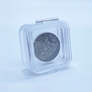 Boîte à membrane dentaire carrée à charnière en plastique PS transparent de 2 pouces, fabriquée à la main, marque <span class=keywords><strong>Hinix</strong></span>, modèle HN-101, pour couronnes et bridges de laboratoire dentaire - Product Image 6