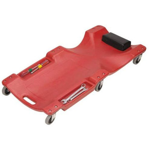 Carrinho de Mecânico de Plástico de Alta Qualidade 40 Polegadas com 6 Rodas Vermelho para Inspeção em Garagem - Product Image 1