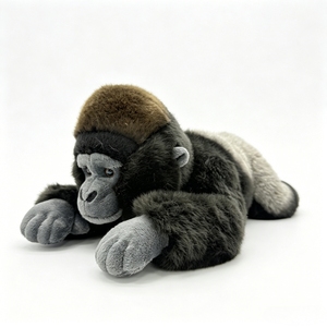Peluche Gorille Personnalisée en Gros, Jouet en Peluche Réaliste Gorille Argenté pour Enfants et Décoration - Product Image 6