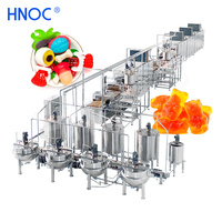 HNOC Starch Mogul Gummy Bear Machine de dépôt Ligne de production de confiseries pour bonbons