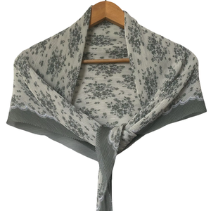 Supplier Grosir Kerudung Muslim Wanita Premium Etnik, Tudung Bawal Bermotif, Hijab Borong, Selendang, Syal Katun Lipit Bermotif Bunga - Product Image 1