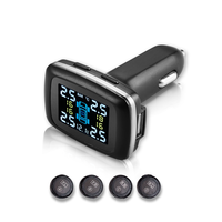 Système de surveillance de la pression des pneus sans fil pour camionnette avec capteur TPMS externe et chargement par allume-cigare